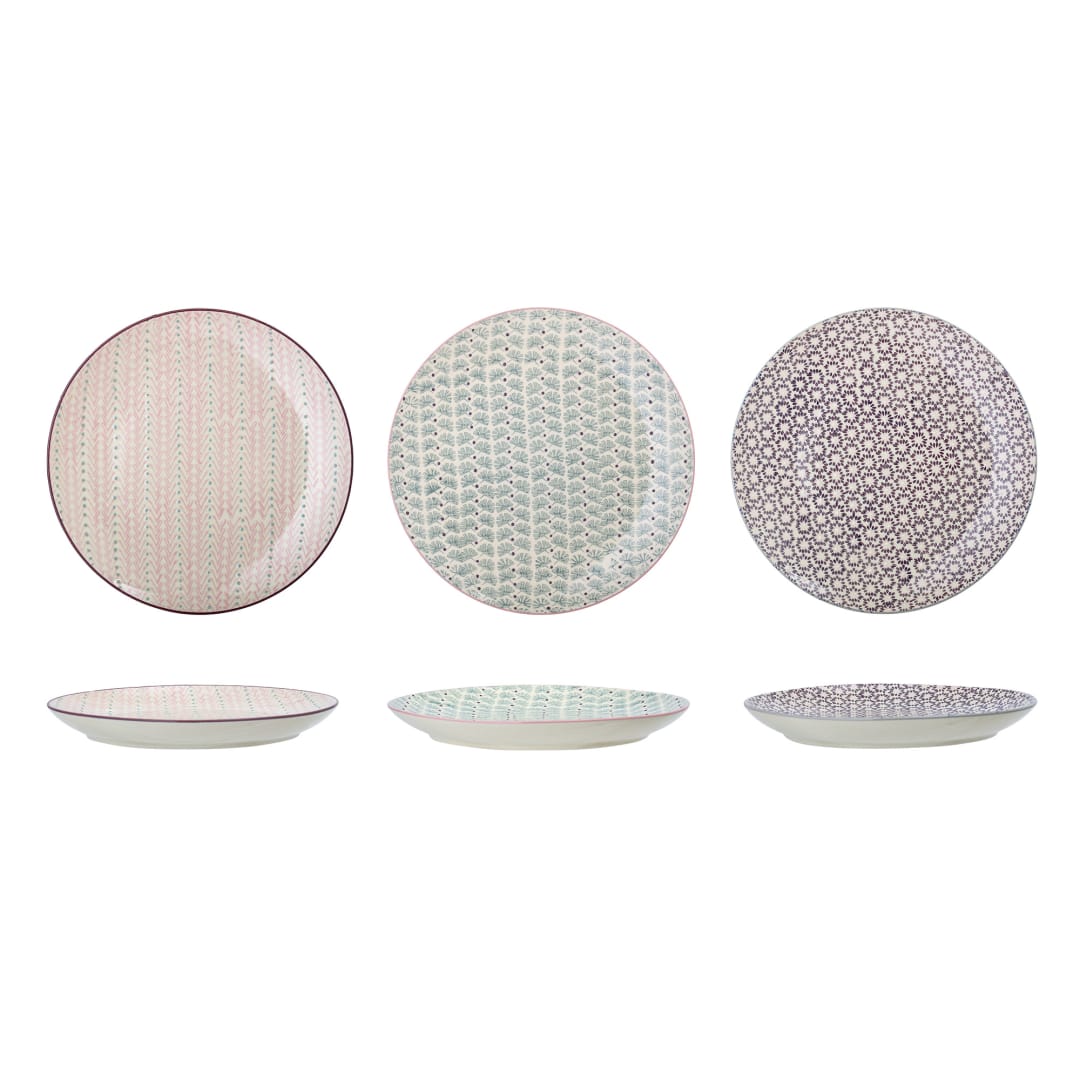 82040549 - Maya Plate, Multi, Stoneware STOCK: 300