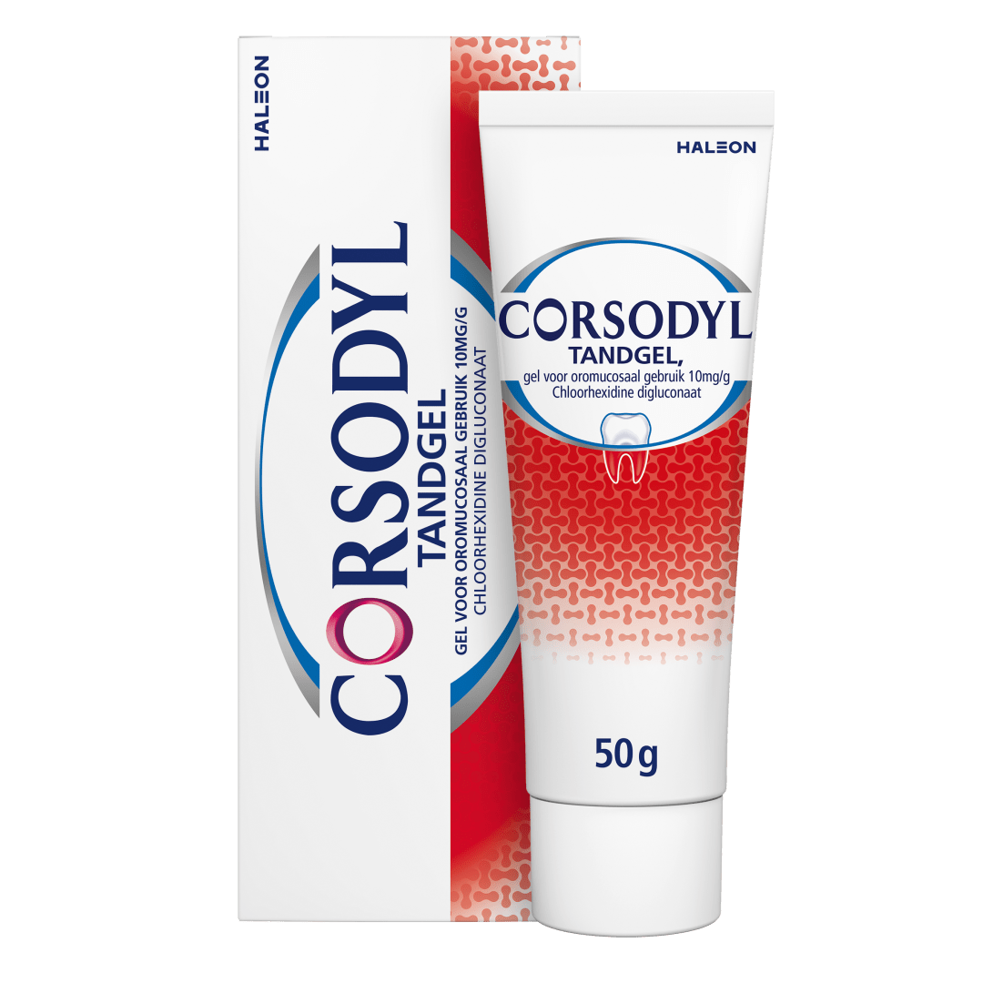 Corsodyl tandgel, bij tandvleesontsteking 50g
