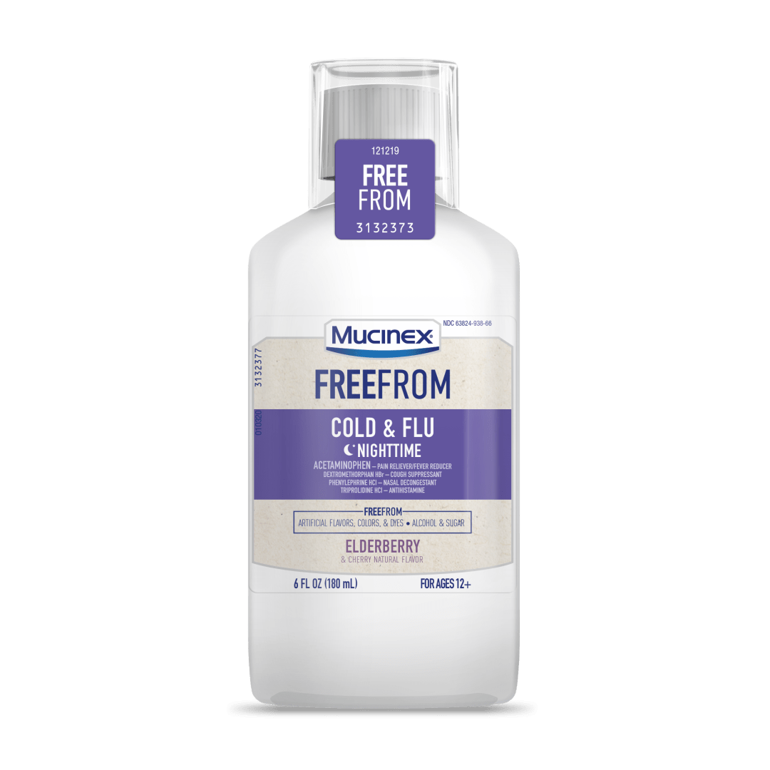 MUCINEX® Free From Cold and Flu Nighttime 6/6 oz.