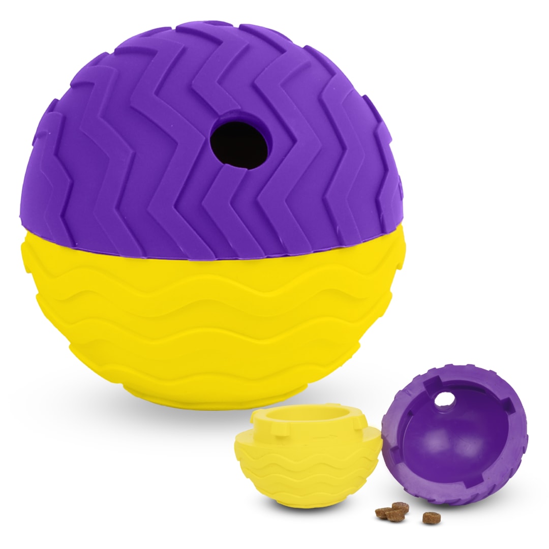 Large Textured Ball Treat Dispenser