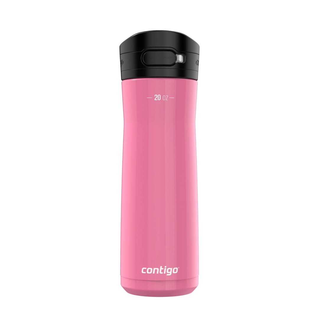 Contigo® Botella de Agua Jackson Chill 2.0, de Acero Inoxidable, con Tapa AUTOPOP, 590 ml, Rosado