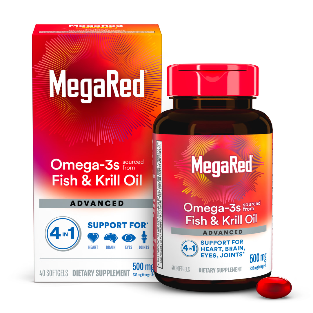 MEGARED® Advanced 4in1 2x Concentrated Omega - 500mg 12/40 ct.