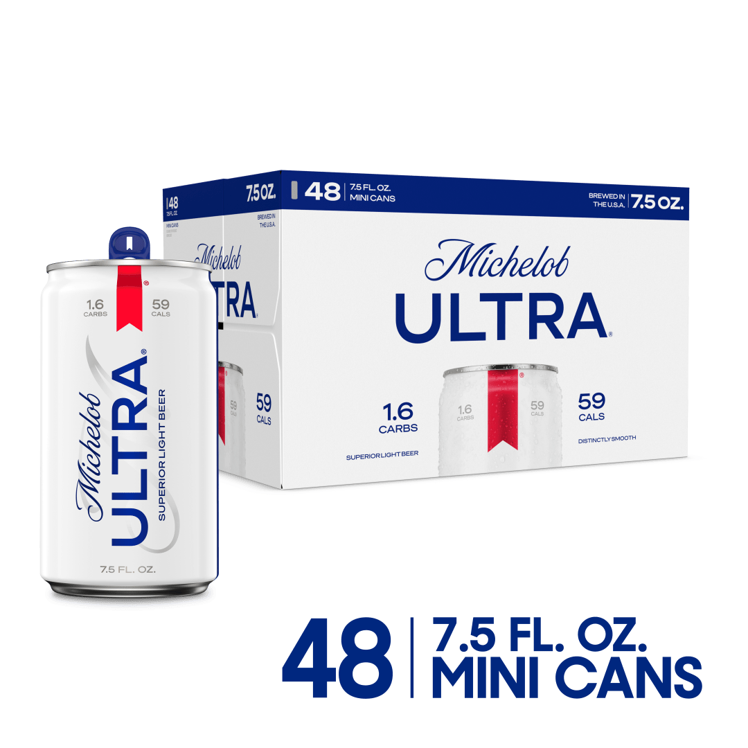 Michelob Ultra 48x7.5 oz Can Sleek Twinstack CARRIER - Revised Callout