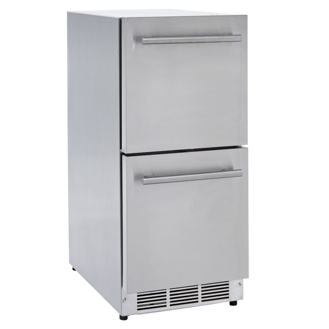 MAXRD15SS - Drawer Refrigerator, 15",  Ss Drawers, Wht Int, Blk Ext