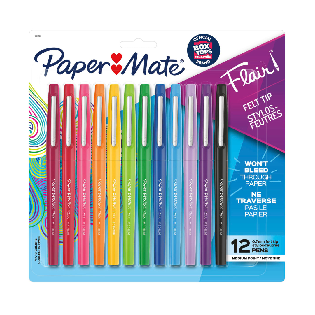 FLAIR PG FASHION COLORS C12PK ASST LC