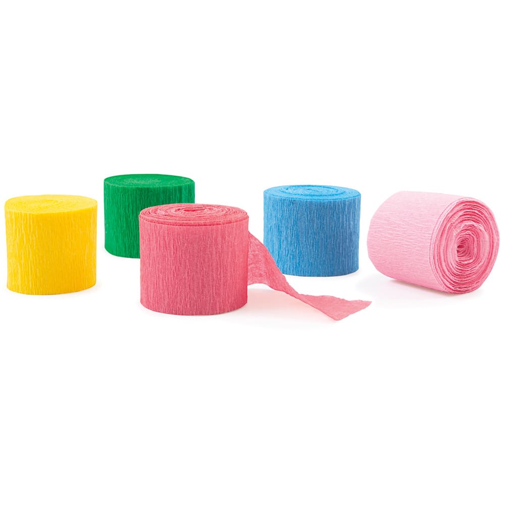 Spring Crepe Streamer Decorating Kit, 5pc