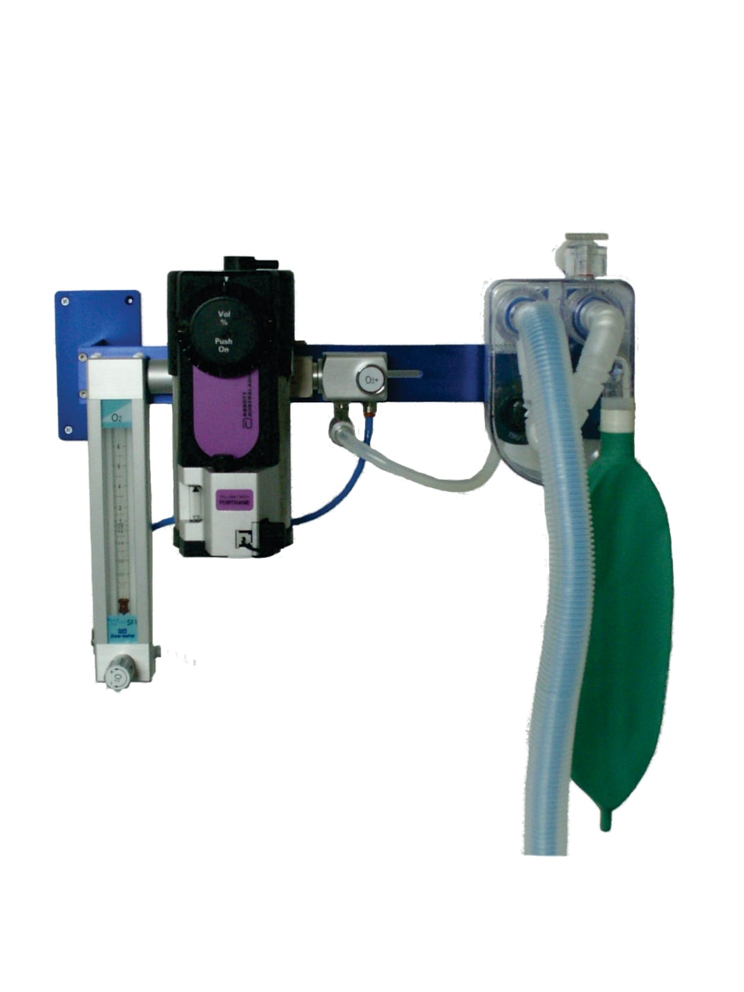 Compact Wall Mount Anaesthetic Machine, Selectaec Mount