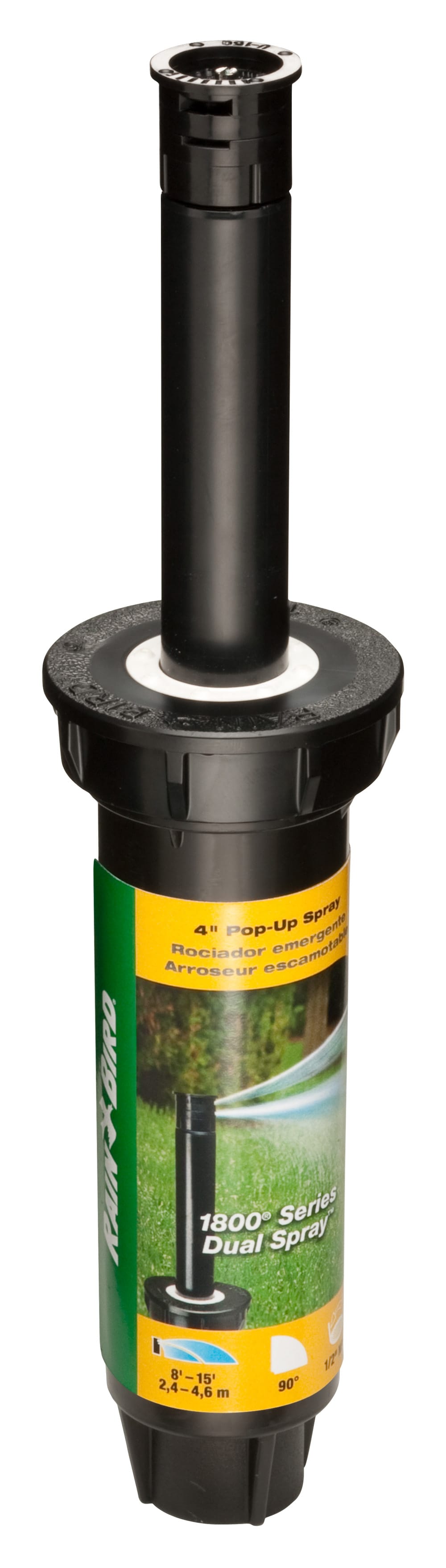 Dual Spray Quarter Pattern 4 in Pop-Up Spray Head