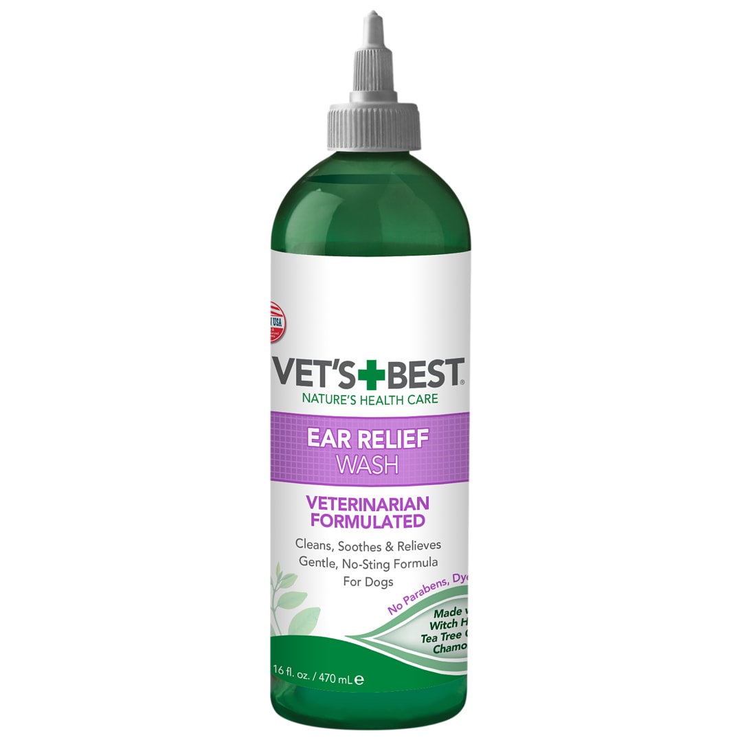 Vet's Best Dog Ear Relief Wash, 16 Ounces