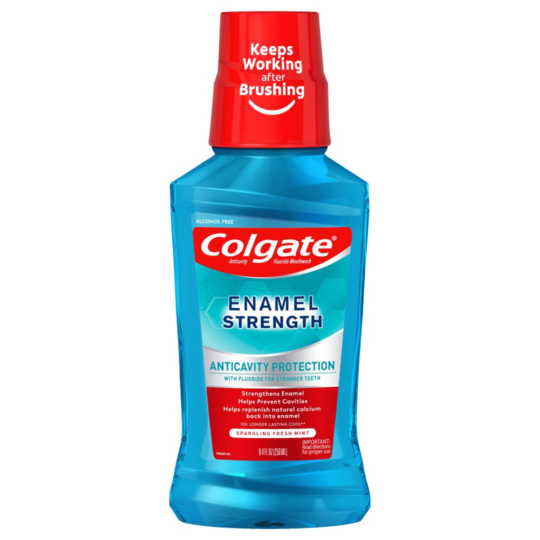 Colgate Enamel Health Mouthwash, Fresh Mint - 250 mL, 8.4 fl.oz.