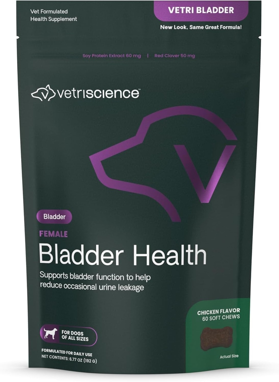 VS Bladder Health Chews, Dogs, Chicken, 60ct