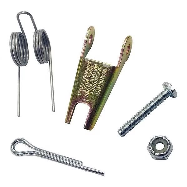 Zoro Latch Kit, Steel, 2-57/64", 15/16"