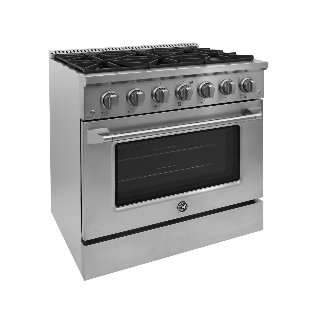BR3601SSDF - 36" Dual Fuel Range, Stainless