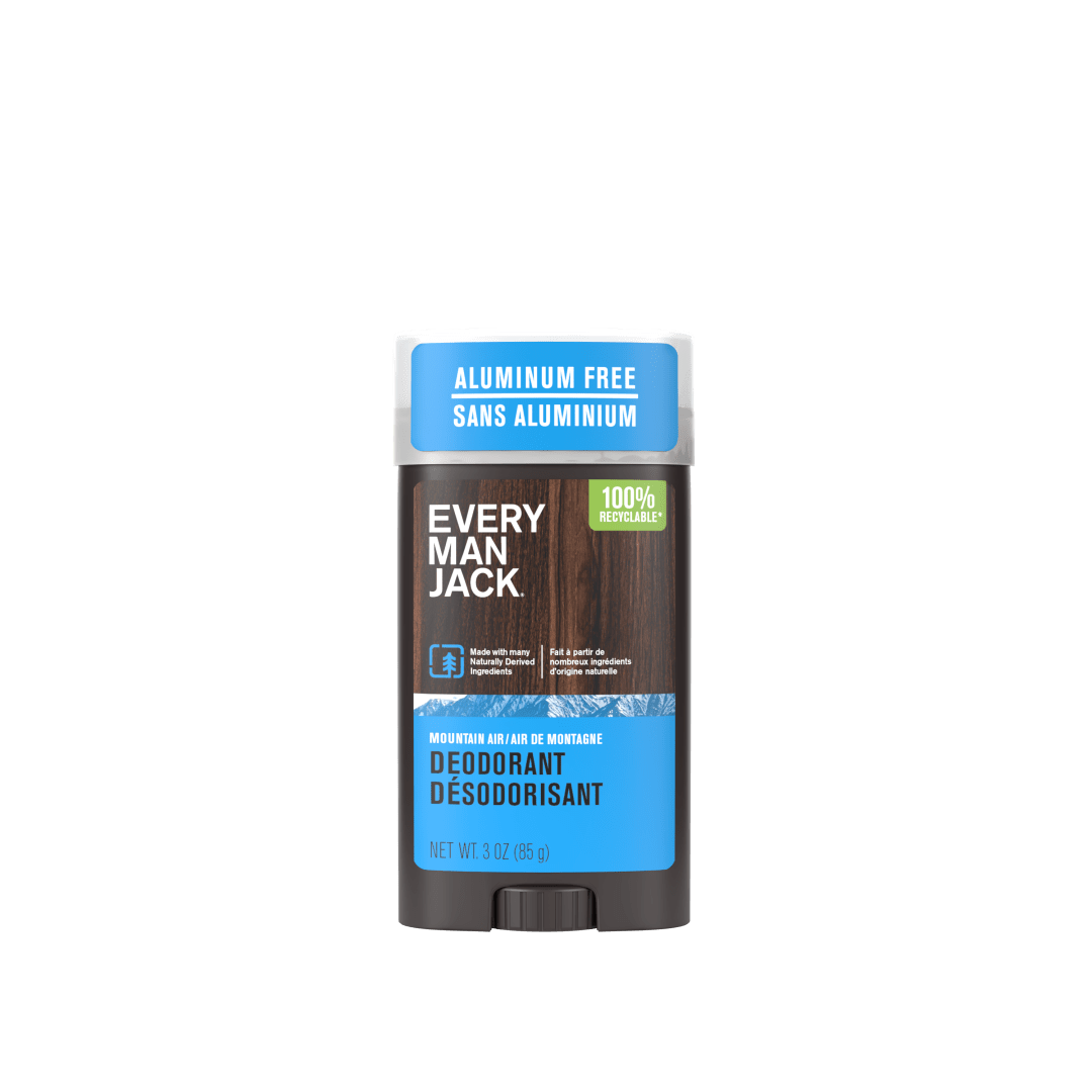 Every Man Jack Mountain Air Aluminum-Free Deodorant for Men, Naturally Derived, 85g