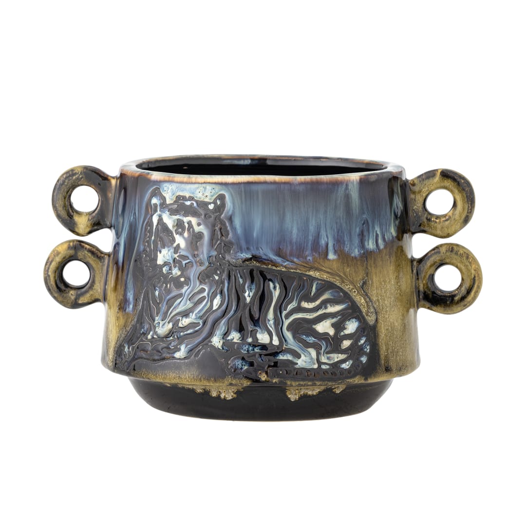 82072518 - Walton Flowerpot, Multi, Stoneware STOCK: 300
