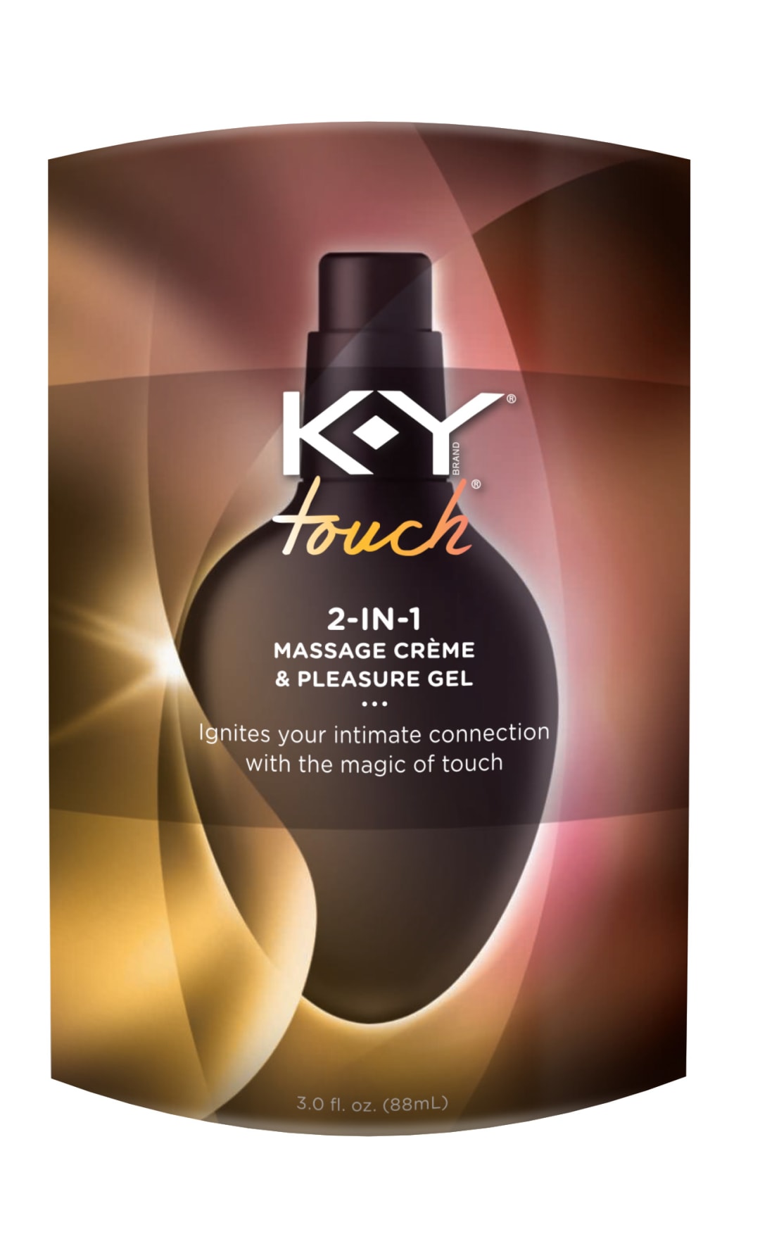 K-Y® Touch 2-in-1 Massage Creme & Pleasure Gel 24/3 oz.