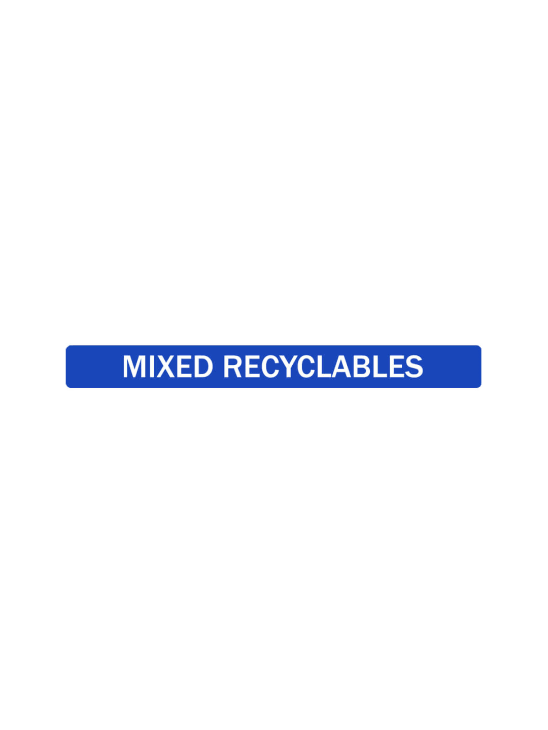  ASPYRE - Label - Mixed Recyclables - Blue-White