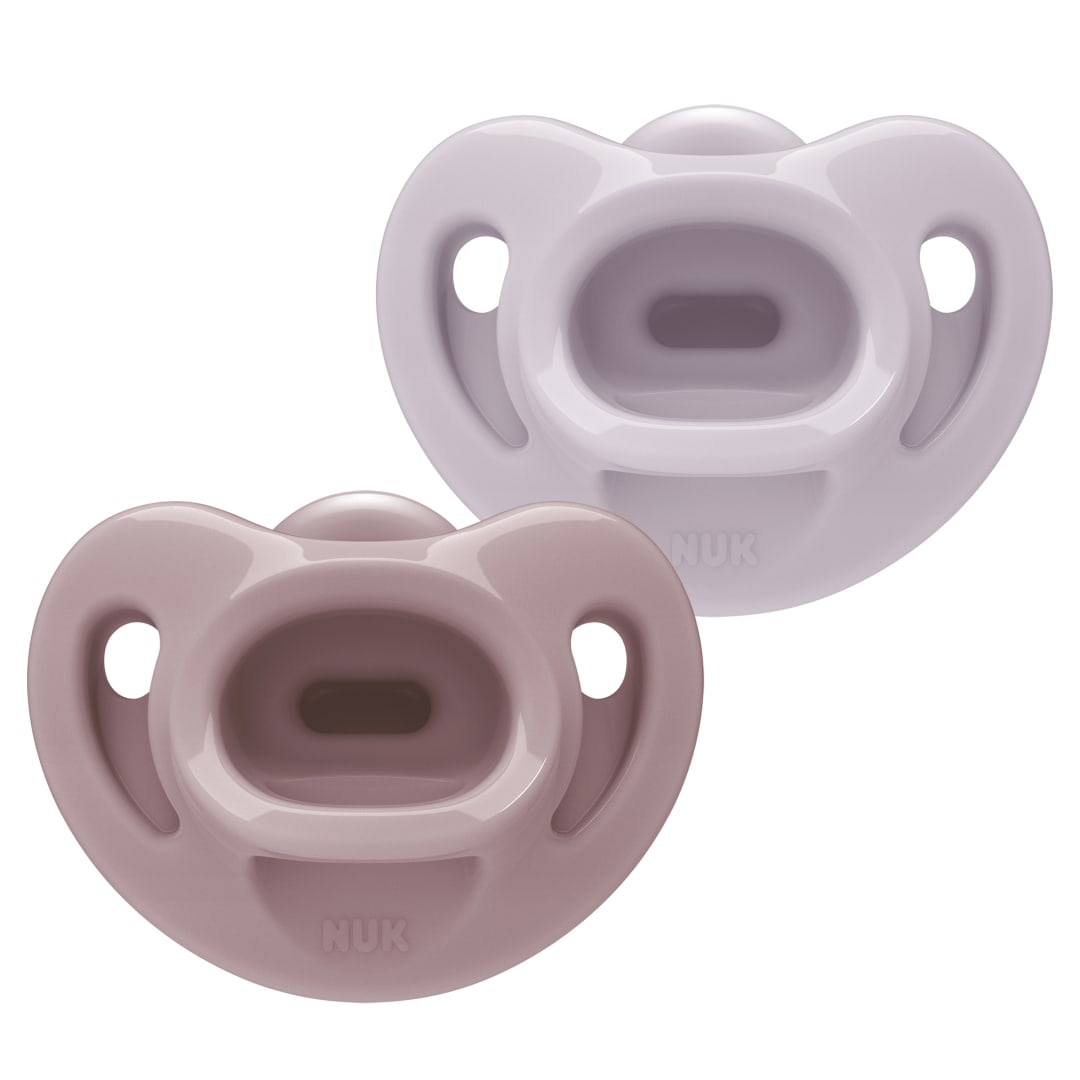 NUK FC PACI SI1 SOFT CL2 PURPLE/RED 2/BO