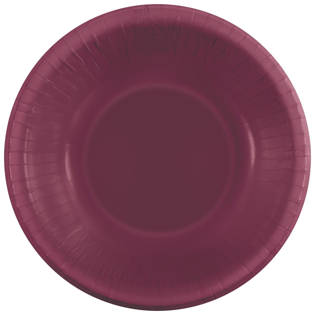Burgundy Solid 20oz Paper Bowls, 20ct