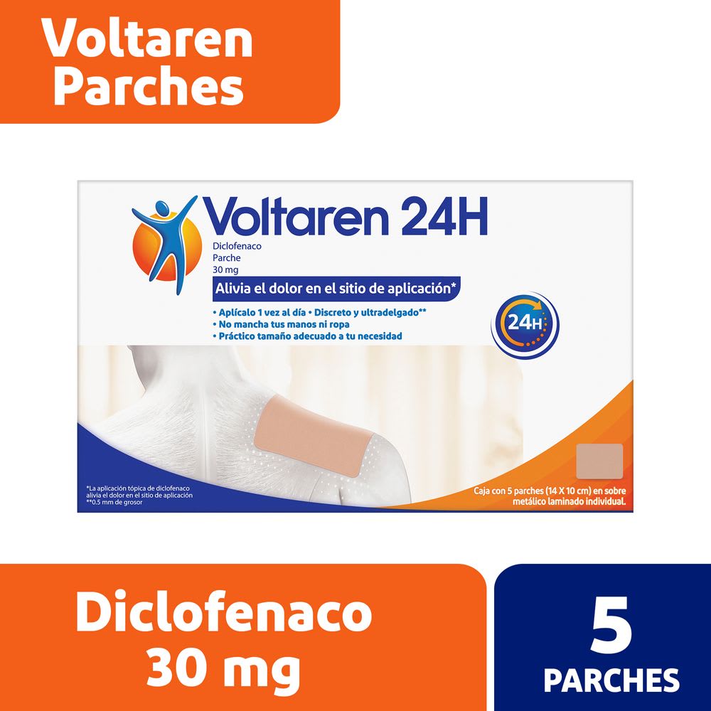 Voltaren 24H Parches Grandes 30mg