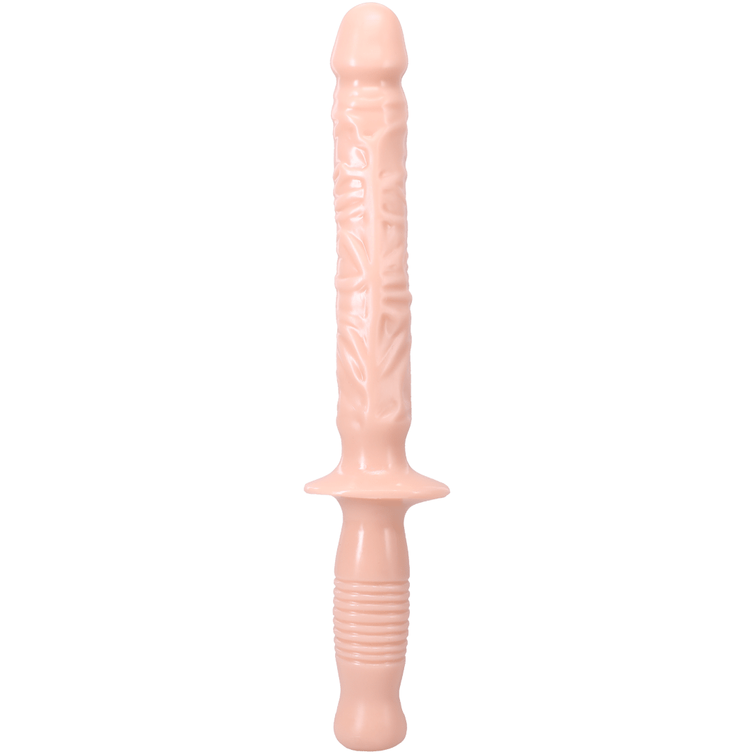 The Classic Manhandler - 10 Inch Dildo Plus Handle