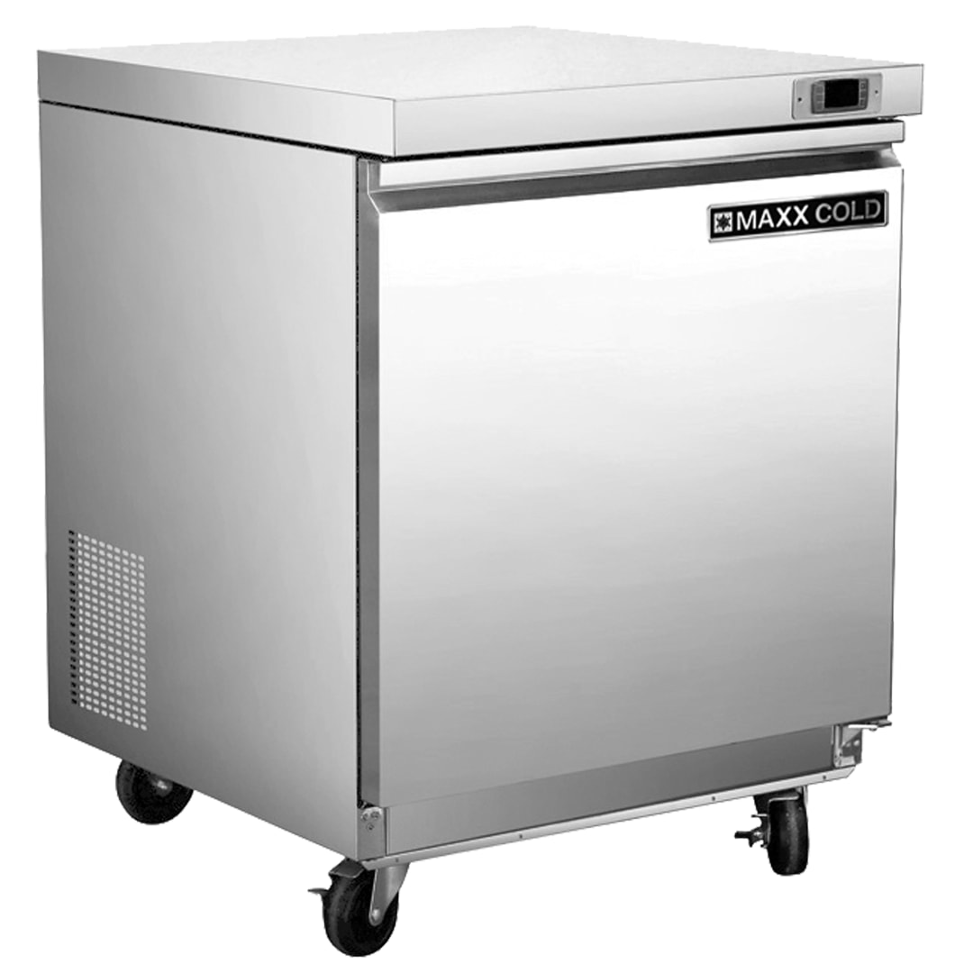 MXSR29UHC - 29" Single Door Undercounter Refrigerator, Stainless Steel