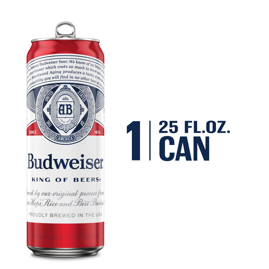 Budweiser 25 oz Single Can