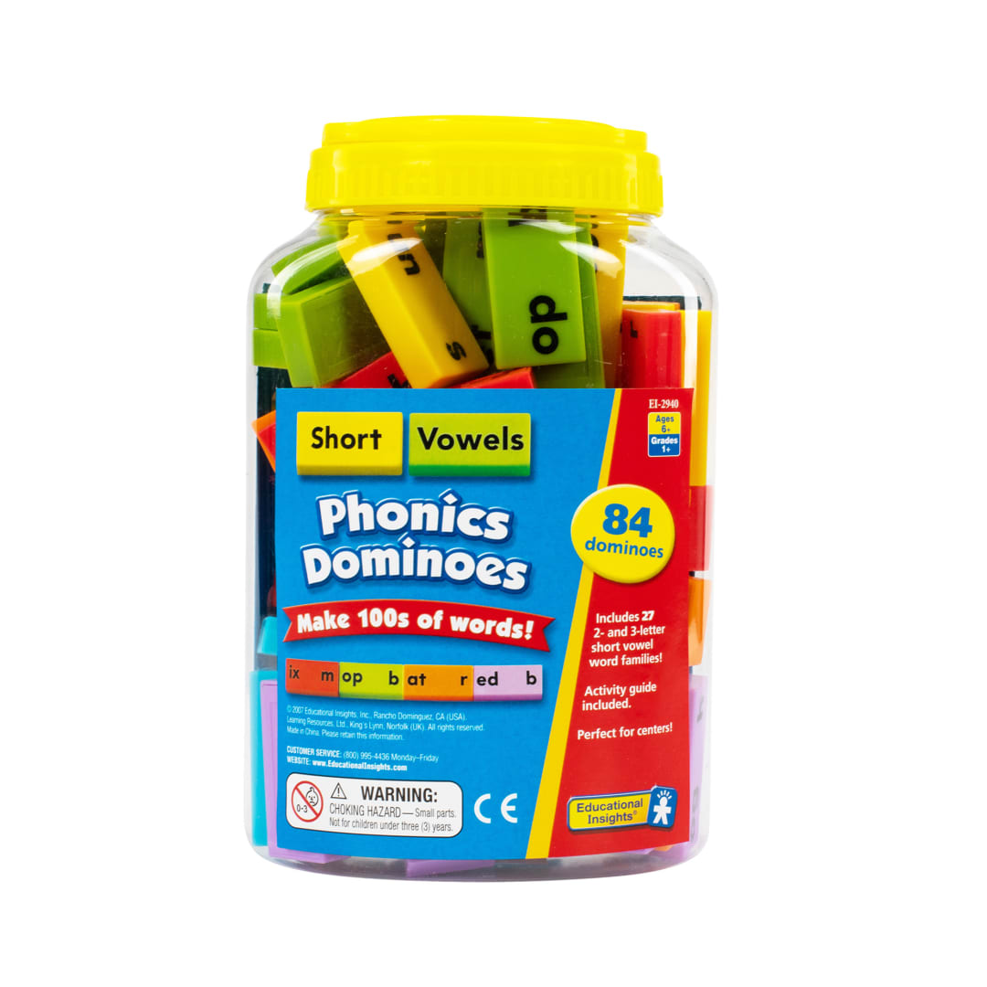 PHONICS DOMINOES SHORT VOWEL