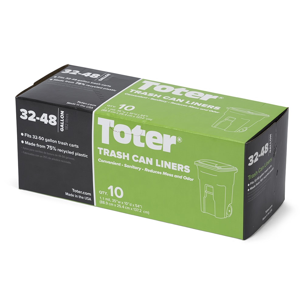32 &amp; 48 Gal. Trash Can Bags - 10 Bag Roll