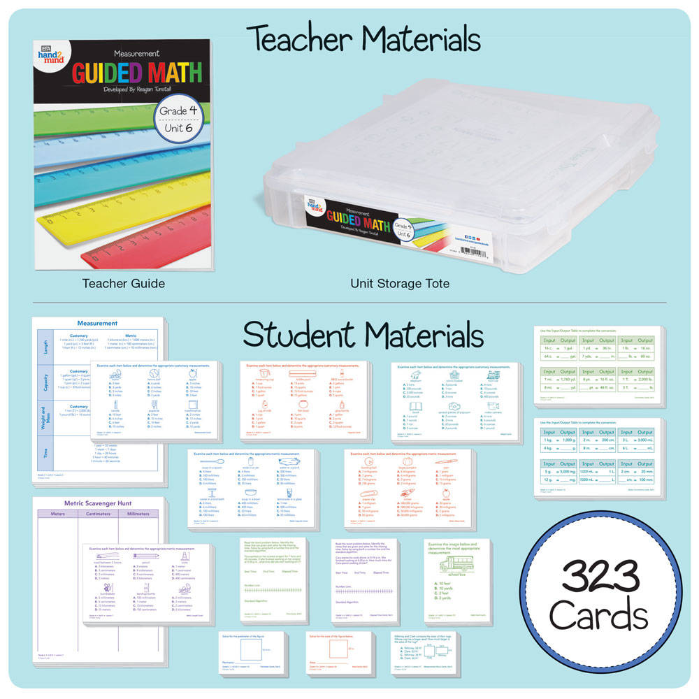 GUIDED MATH KIT, MEASUREMENT G4U6