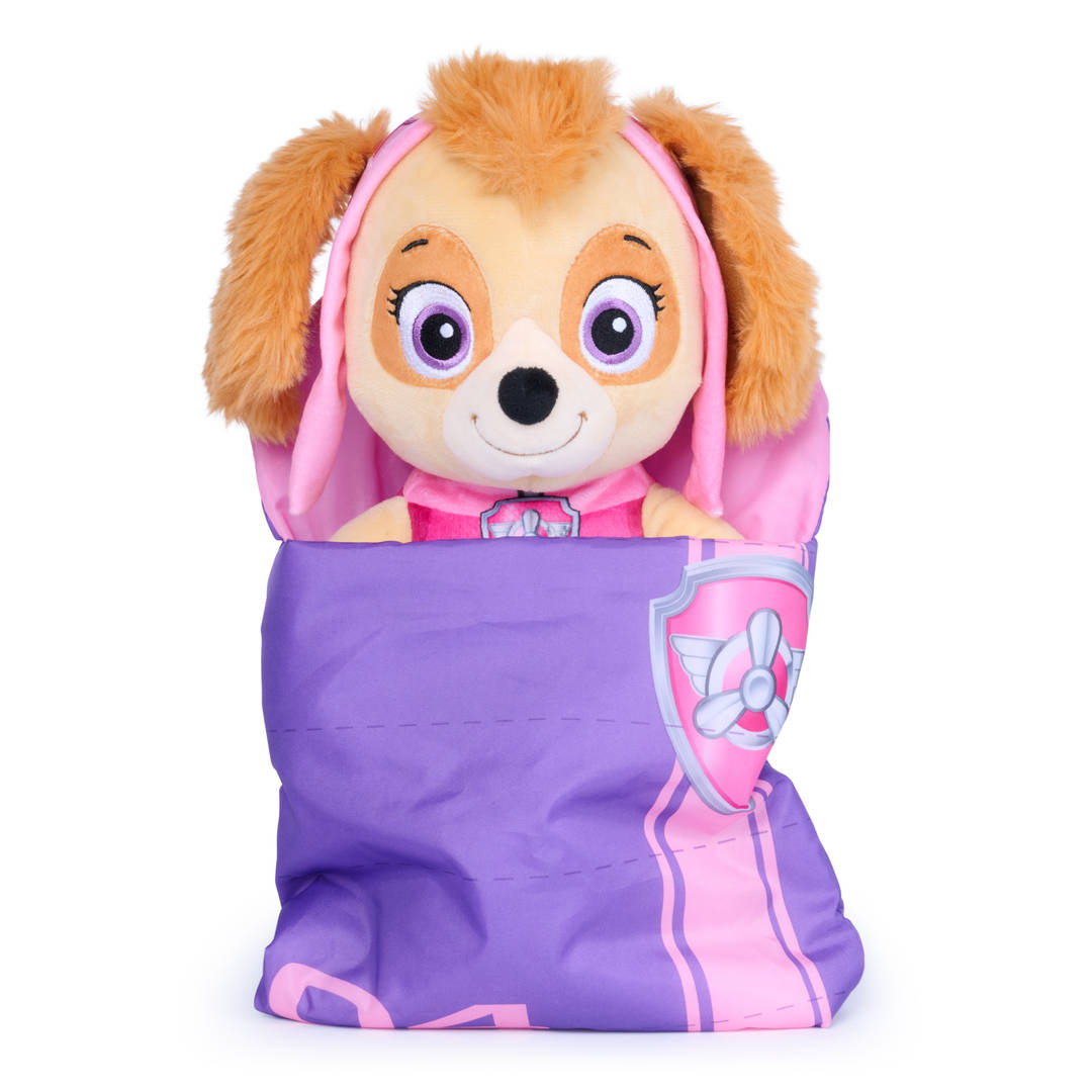 PAW Patrol Skye Bedtime Plush 12-Inch Stuffed Animal with Sleeping Bag