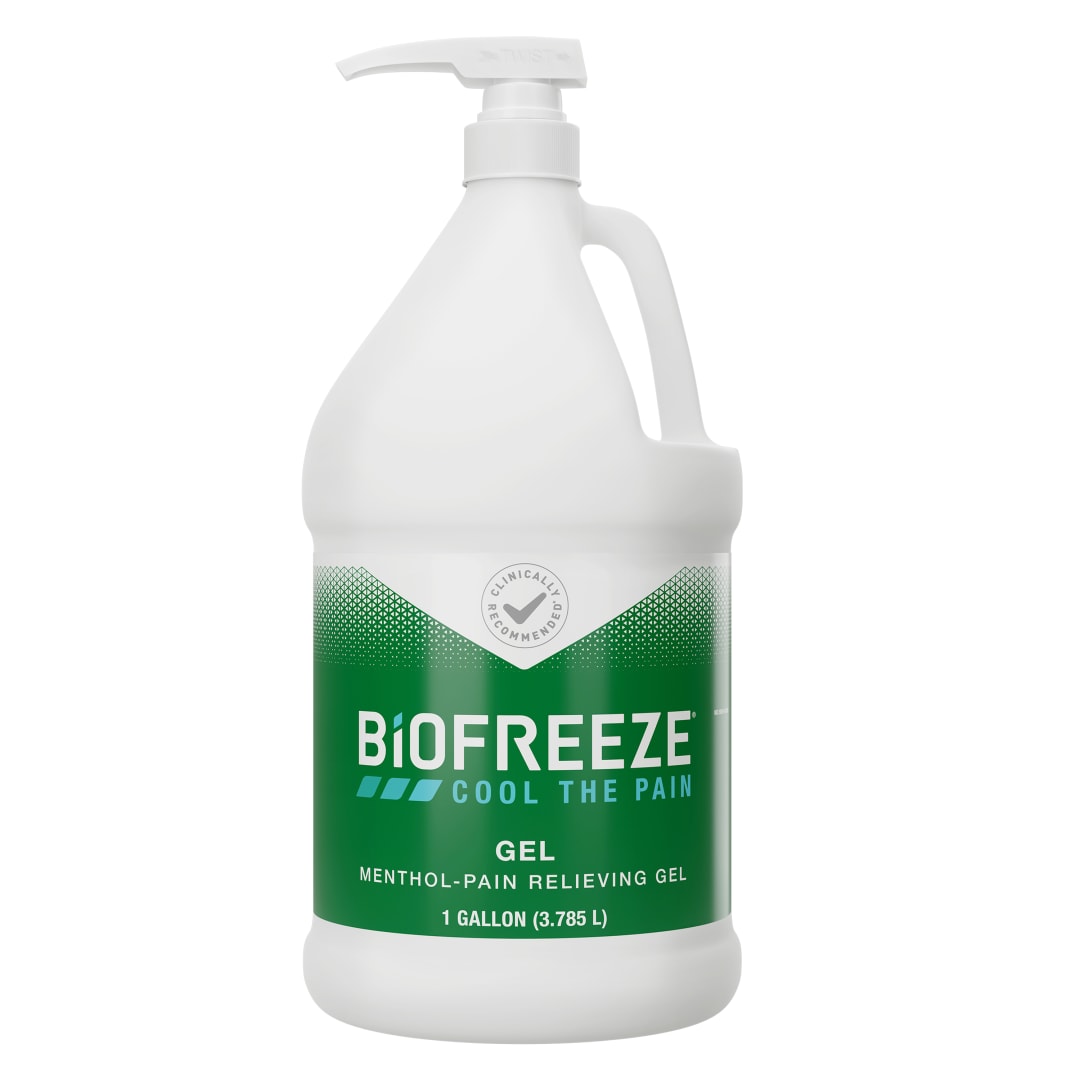 Biofreeze Pain Relief Gel, 1 Gallon Pump, Green