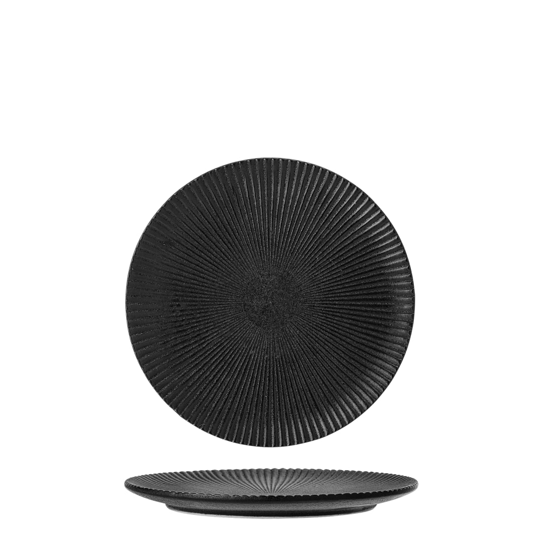 21255671 - Neri Plate, Black, Stoneware STOCK: 300