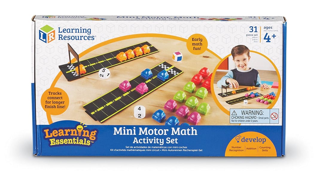 MINI MOTOR MATH ACTIVITY SET