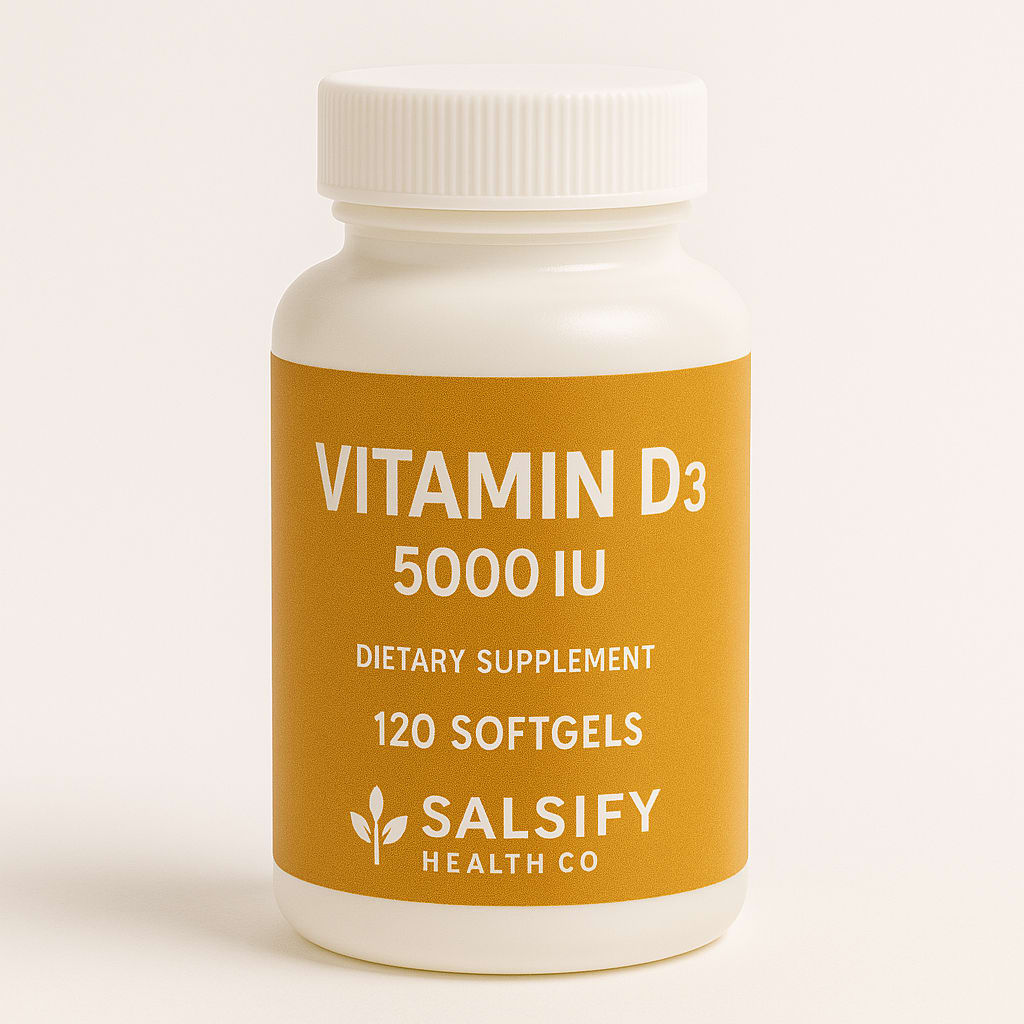 Salsify Health Co Vitamin D3 5000 IU — 120 Softgels
