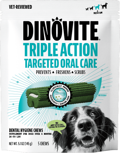 DV K9 DENTAL CHEW MED FD 4/5 CT