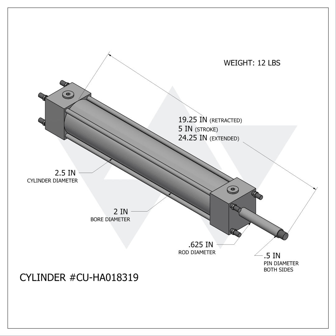 Wastebuilt® Replacement for Cusco Cylinder Hydraulic 2015 Tie Down