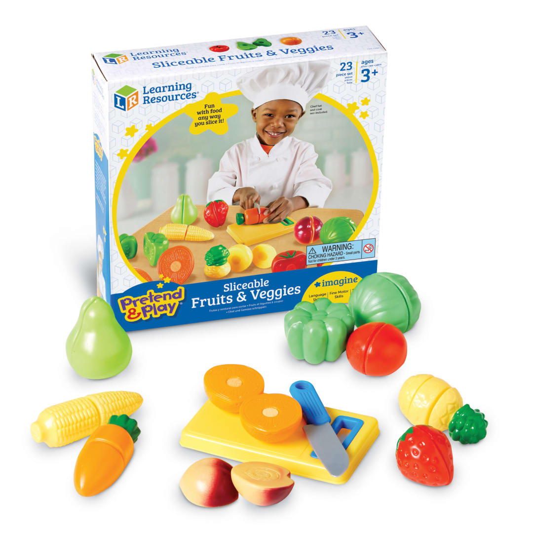 PRETEND & PLAY SLICEABLE FRUITS &VEGGIES