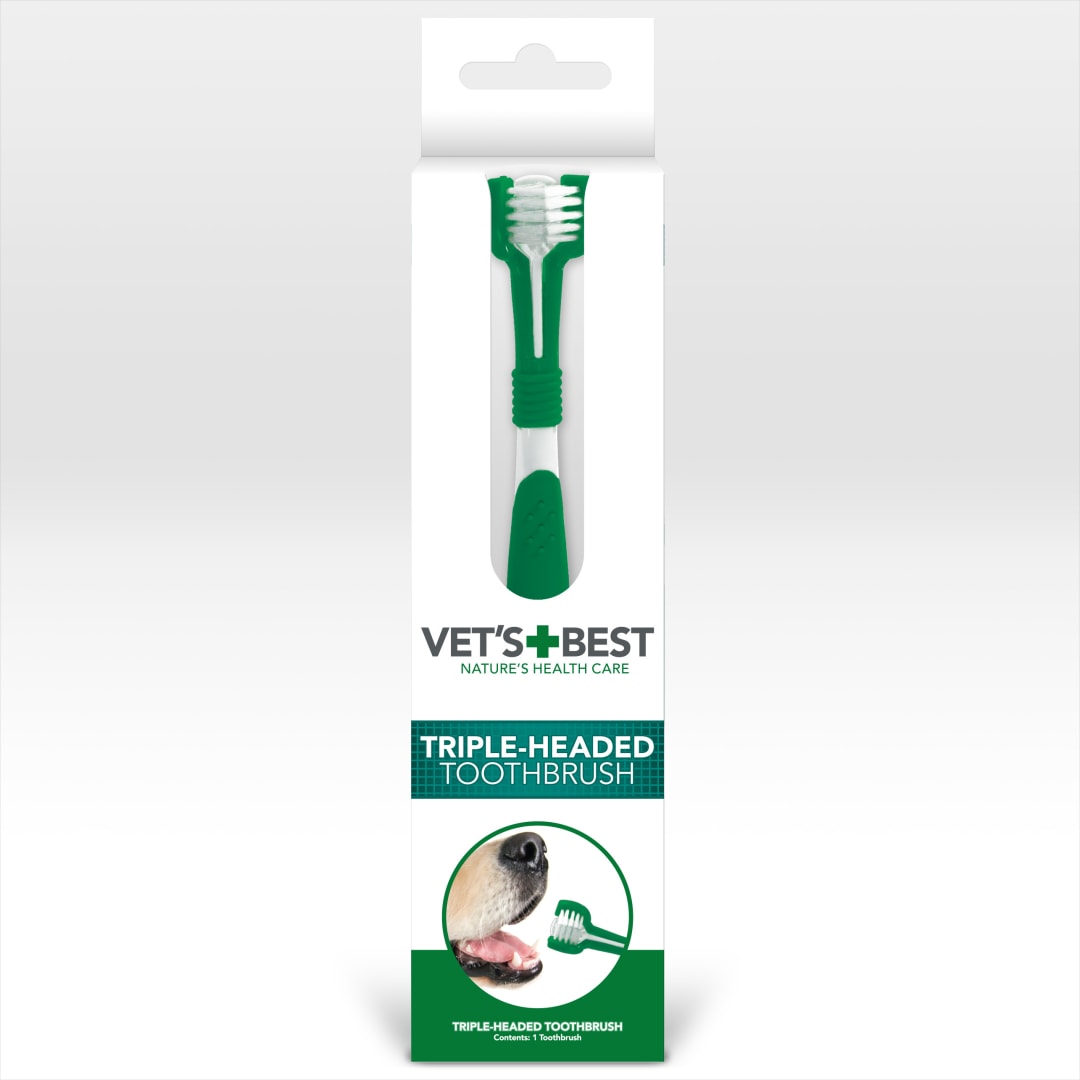 Vet's Best Triple Headed Toothbrush