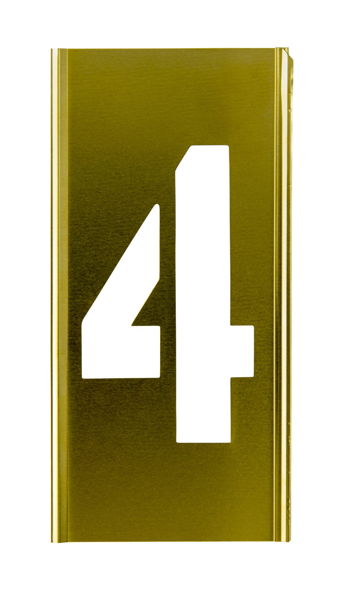 Stencil Sort-10" Brass Gothic 4