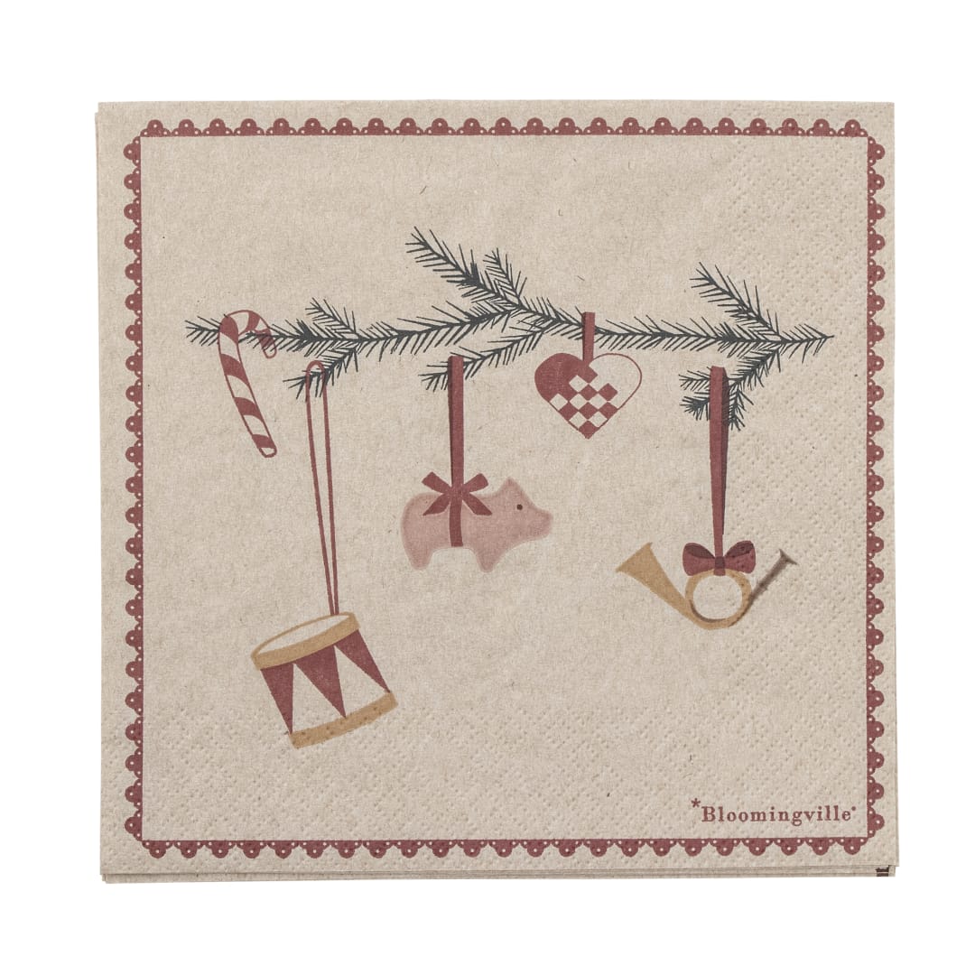 82062329 - Yule Napkin, Nature, FSC®Recycled, Paper STOCK: 300