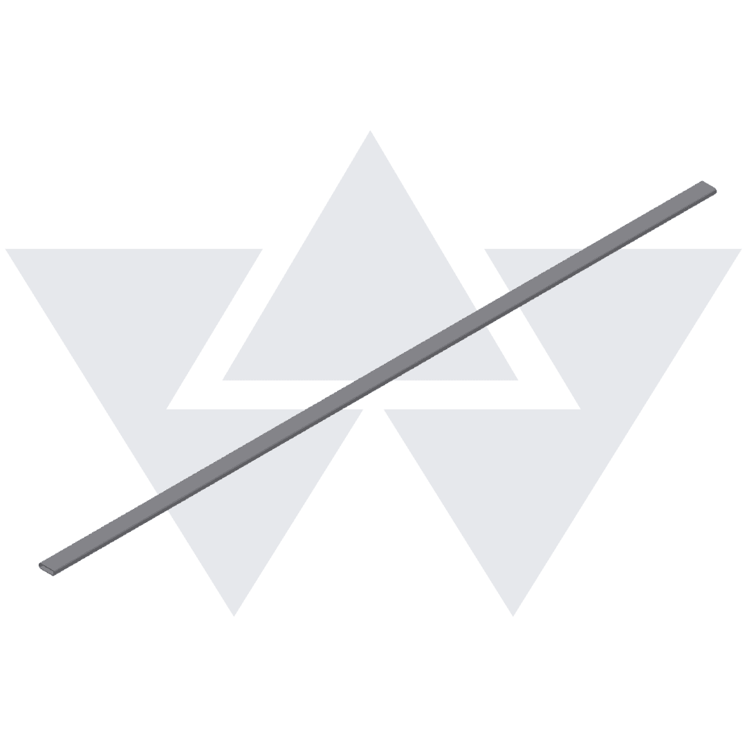 Wastequip® Rail, Compactor, 2X6 1/4 Wall, 22 Foot