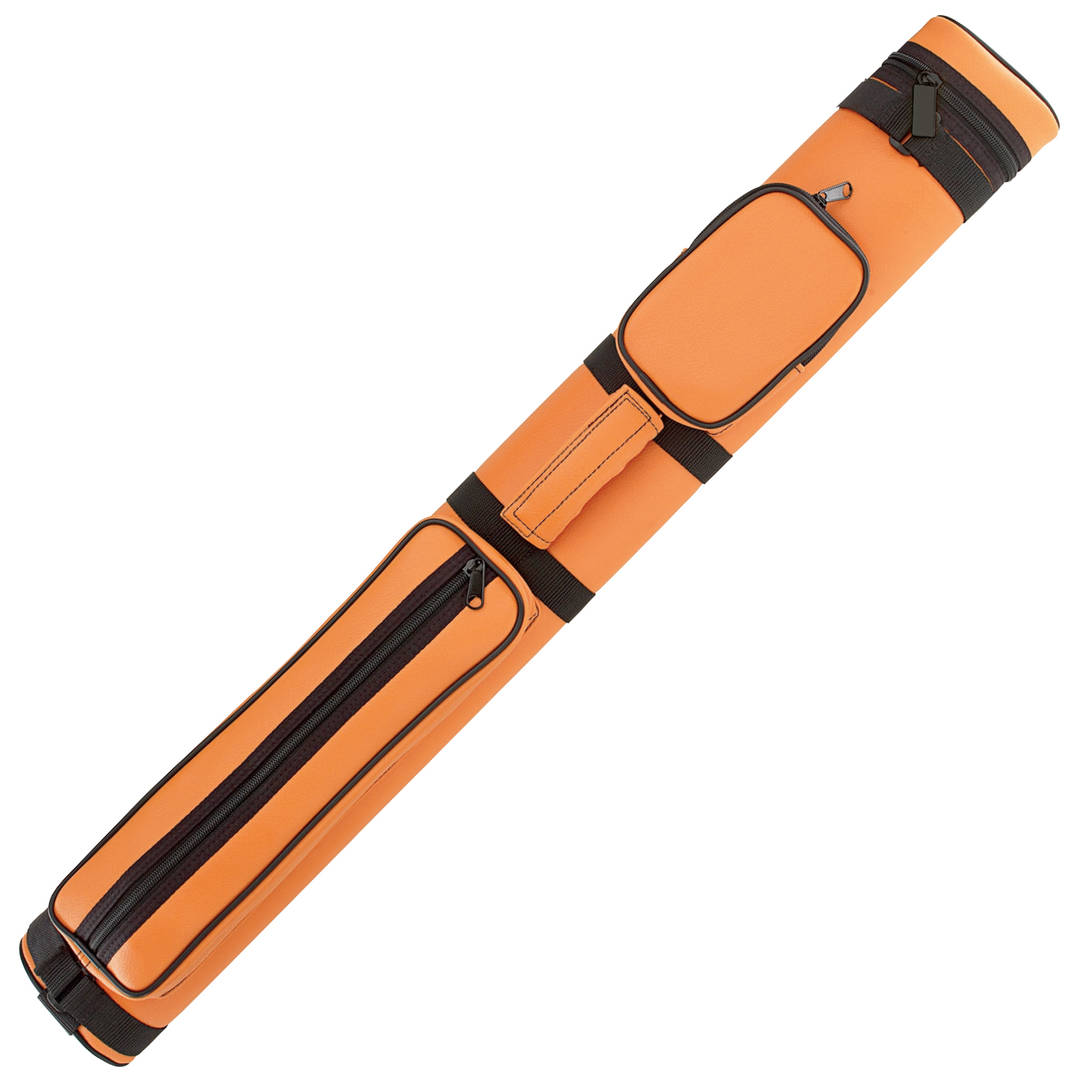 OVAL LEATHERETTE CASE, ORANGE,