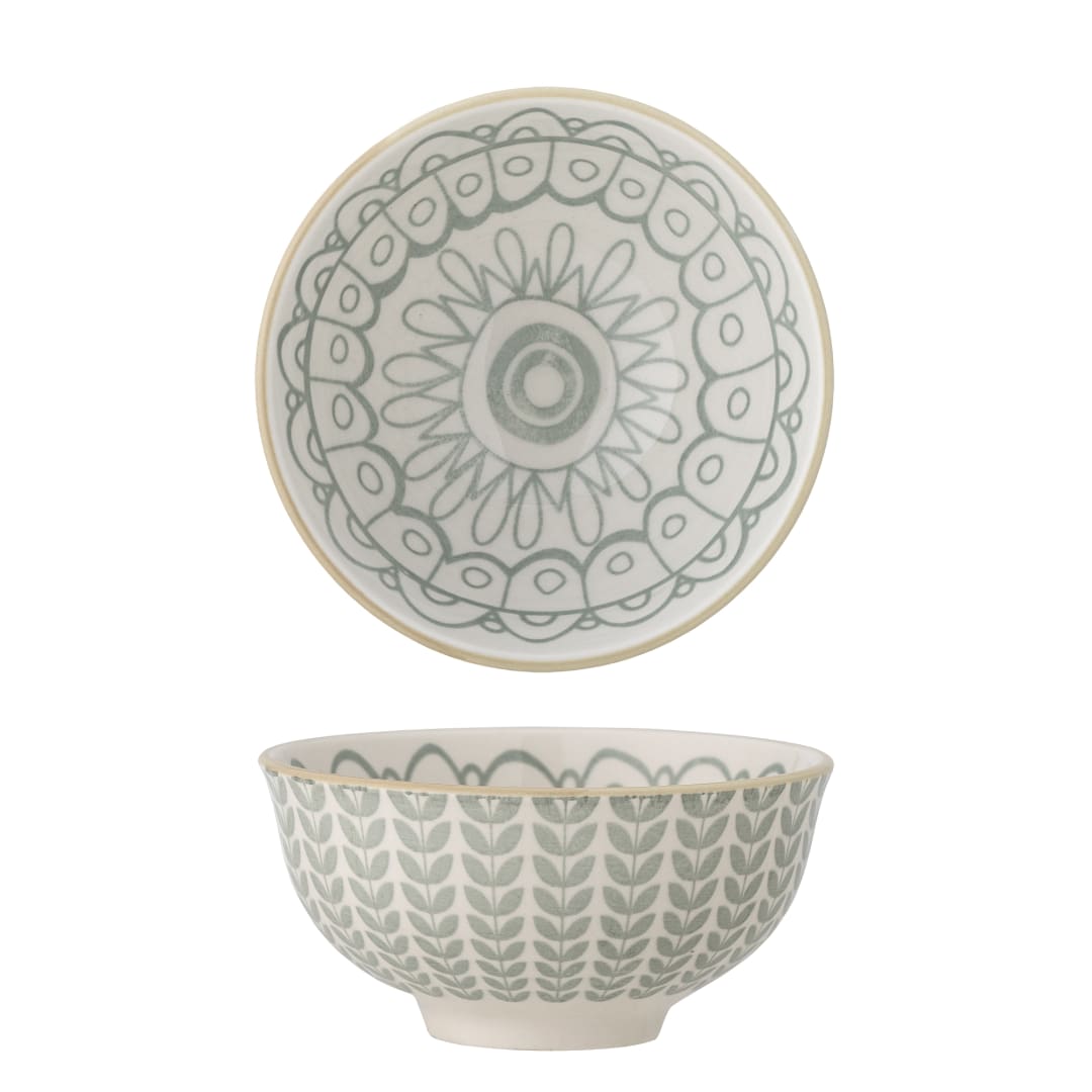 82057694 - Maple Bowl, Green, Stoneware STOCK: 89
