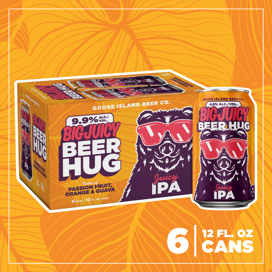 Goose Island Big Juicy Beer Hug Imperial IPA, 12 pack 12 fl oz Cans