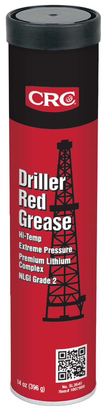 CRC Driller Red Grease EP Lithium Complex Grs 1X14OZ