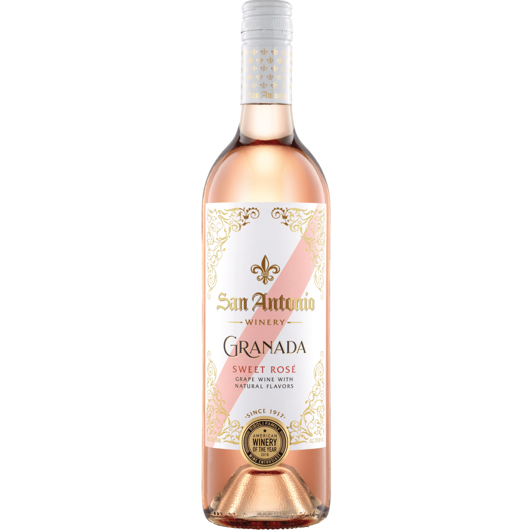 San Antonio Specialty Granada Sweet Pink Rose Wine 750ml