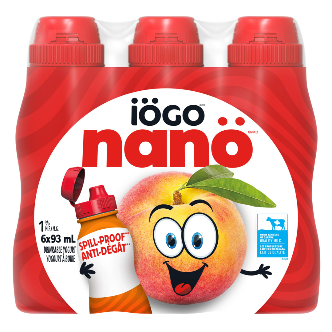 iÖGO nanö Drinkable Peach Yogurt 1%