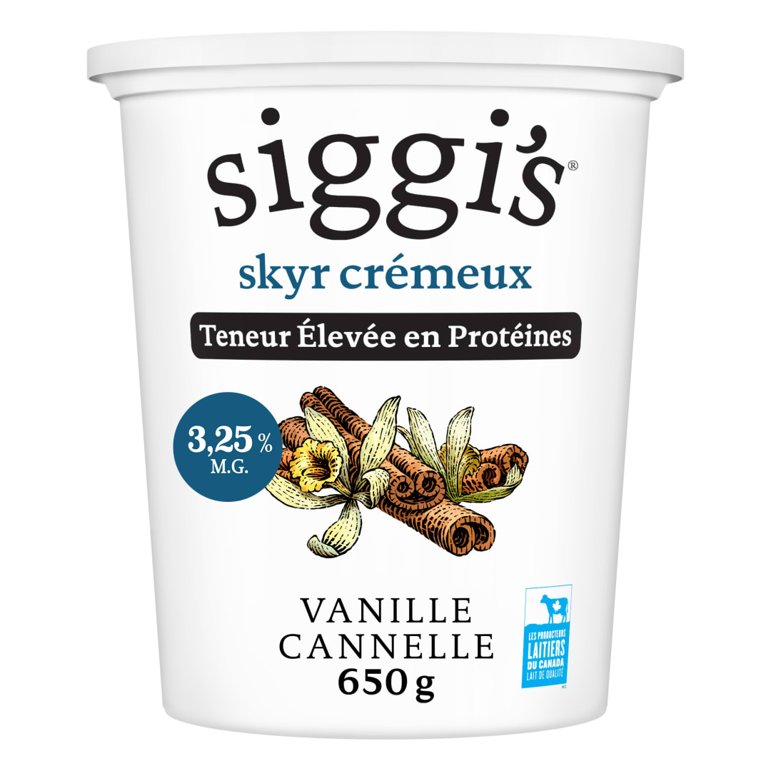 siggi's Vanilla Cinnamon Skyr Yogurt 3.25%, 650g