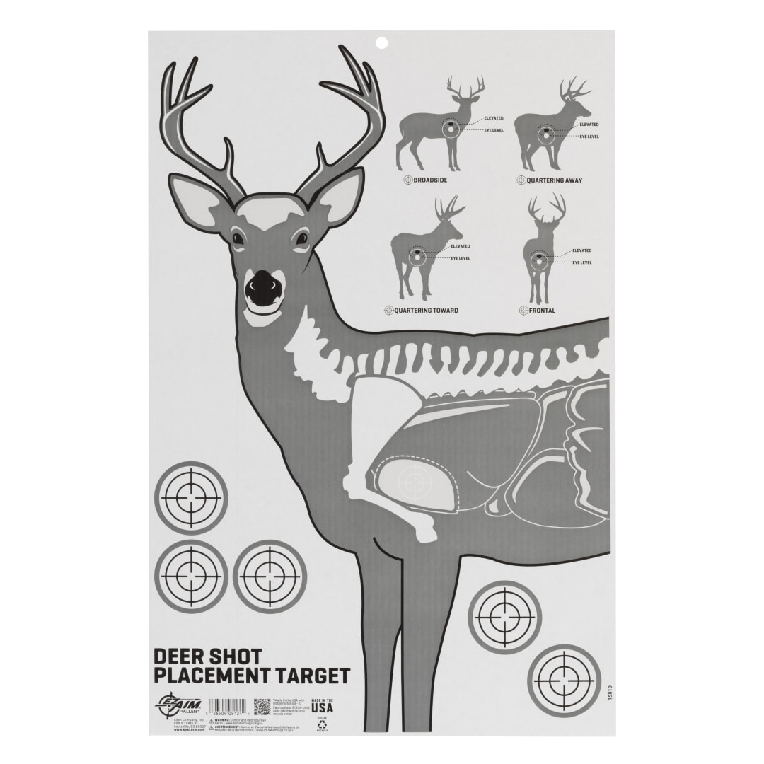 EZ Aim® Deer Vitals Corrugated Target, 23" x 35," Tan